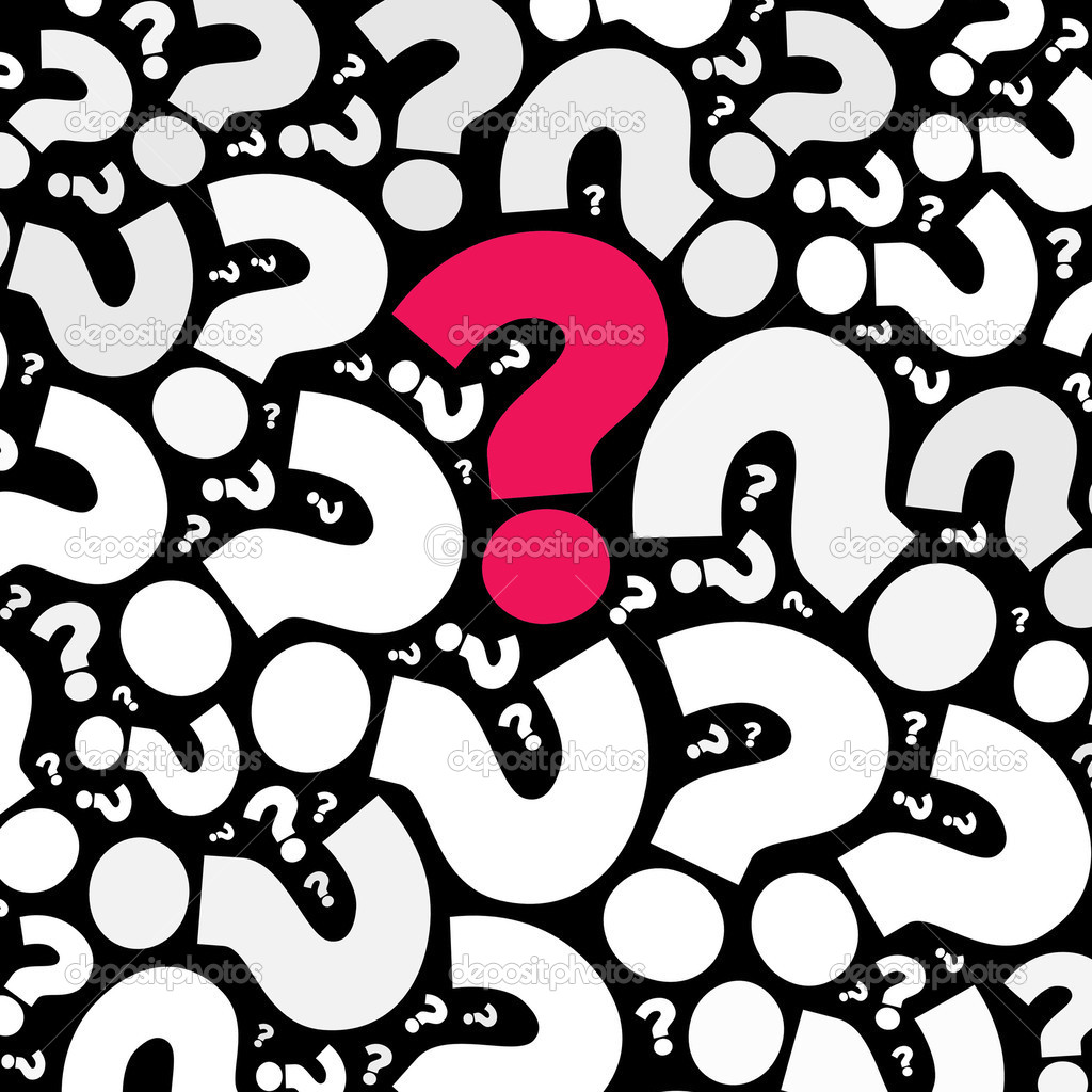 Question mark seamless background