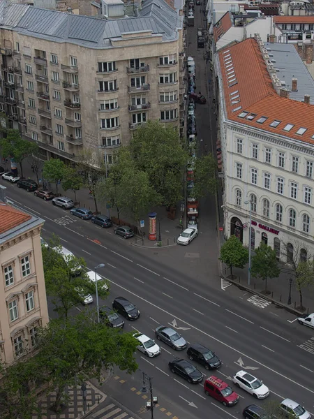 Budapesta După Amiaza Vedere Puntea Observaţie Bazilicii Ştefan — Fotografie, imagine de stoc