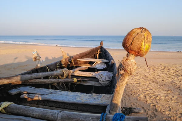 Ahşap balıkçı teknesi — Stok fotoğraf