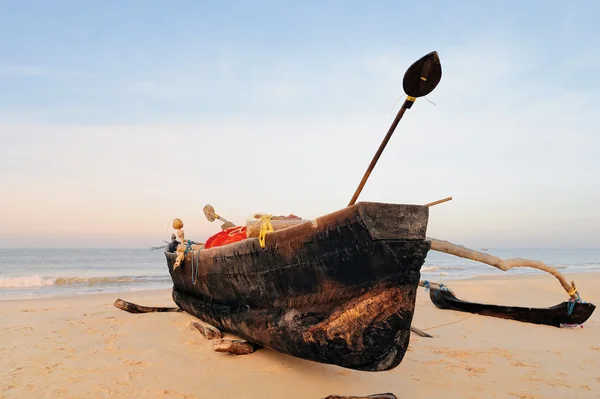 Drewniane łódź — Zdjęcie stockowe