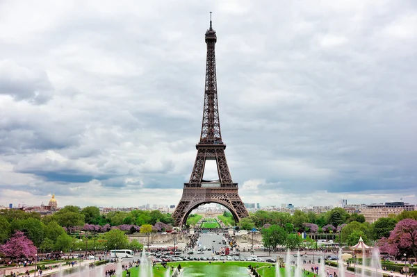 Torre Eiffel Panorama — Fotografia de Stock