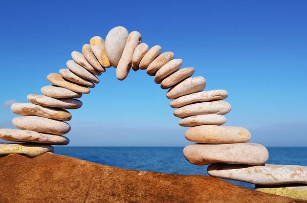 Pebbles in the balance — Stock Photo, Image
