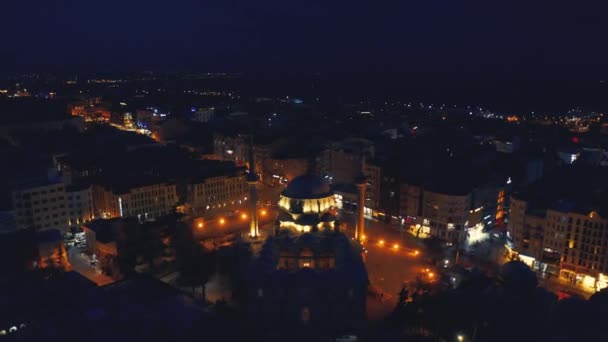 Luftaufnahme Der Blauen Moschee Istanbul Türkei — Stockvideo