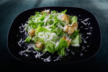 lüks taze renkli sebze salatası