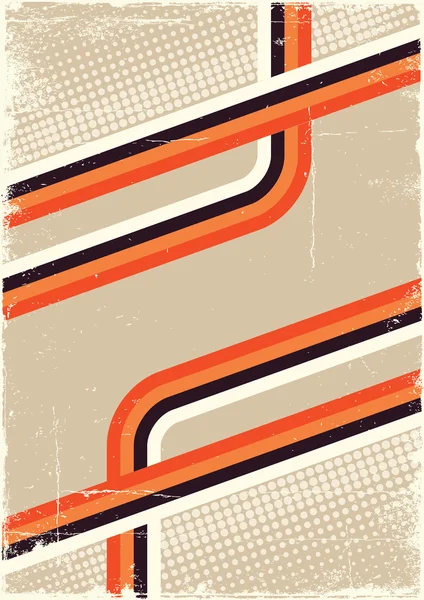 Design.vector 背景の古いポスターのレトロな色抽象 — ストックベクタ