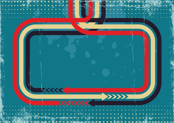 Retro arka plan ile desi için retro dekorasyon .vector