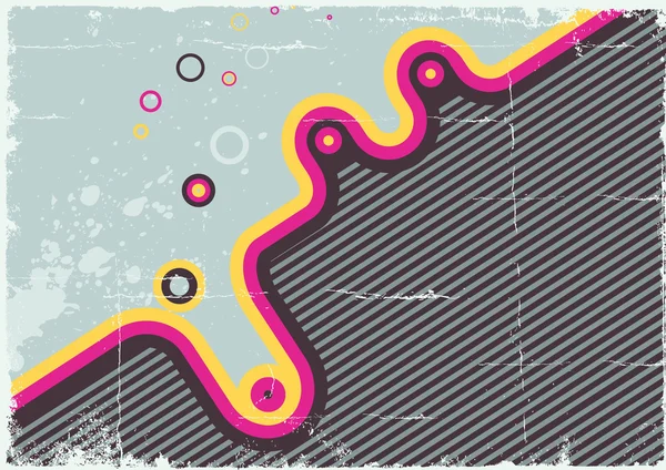 Ρετρό αφηρημένη background.vector αφίσα — Διανυσματικό Αρχείο