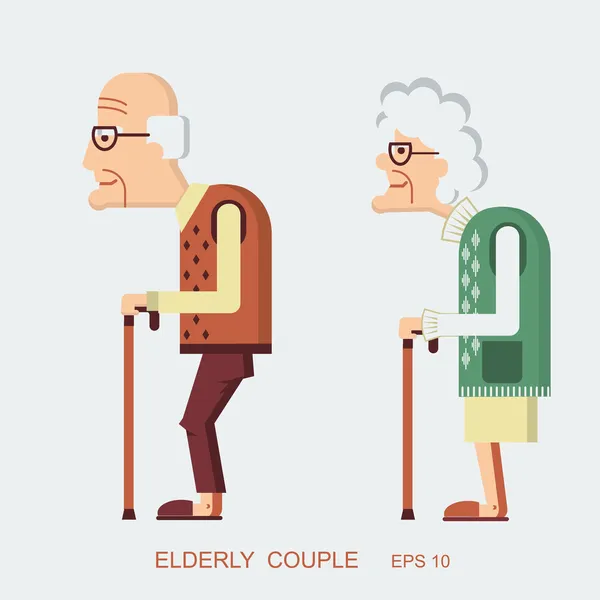老年人口 — 图库矢量图片