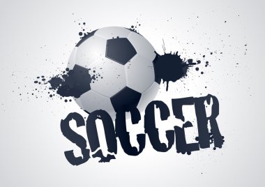 Grunge futbol tasarım
