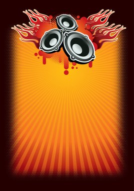 müzik konsepti poster şablonu.
