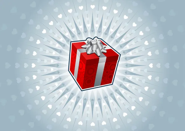 Caja de regalo — Vector de stock