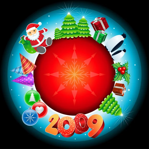 Christmas Globe — Stock Vector