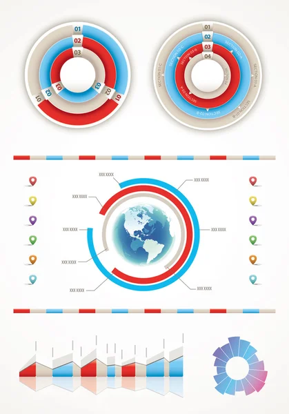 Infografis - Stok Vektor