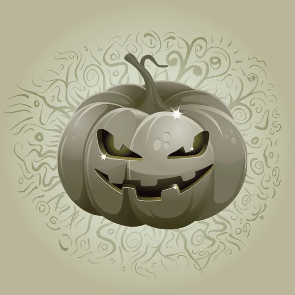 Pumpkin evil — Stock Vector