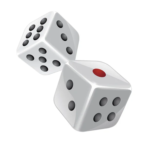 Dices vector illustration. — Stock Vector