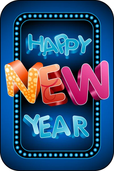 Happy New Year — Stock Vector