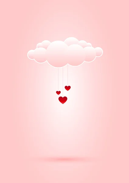 Sevgi bulutu — Stok Vektör