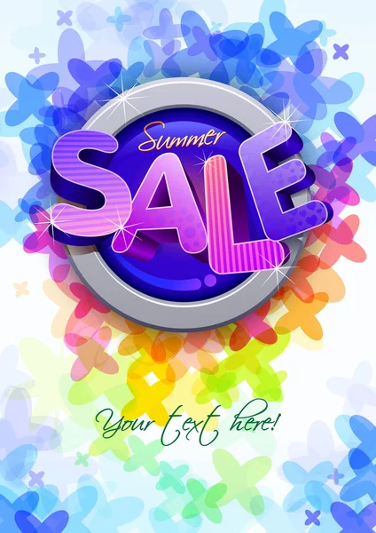 Summer sale — Stock Vector