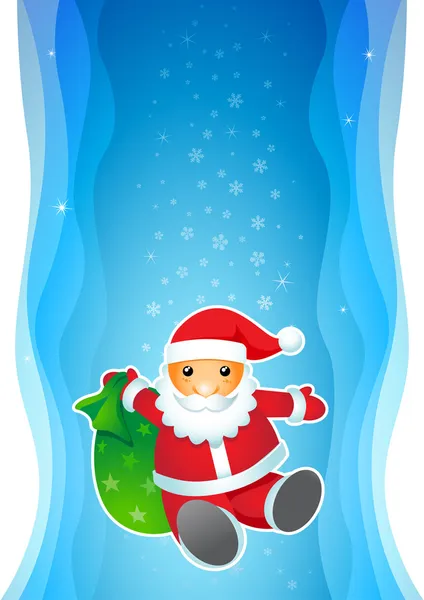 Santa1 — Vector de stock