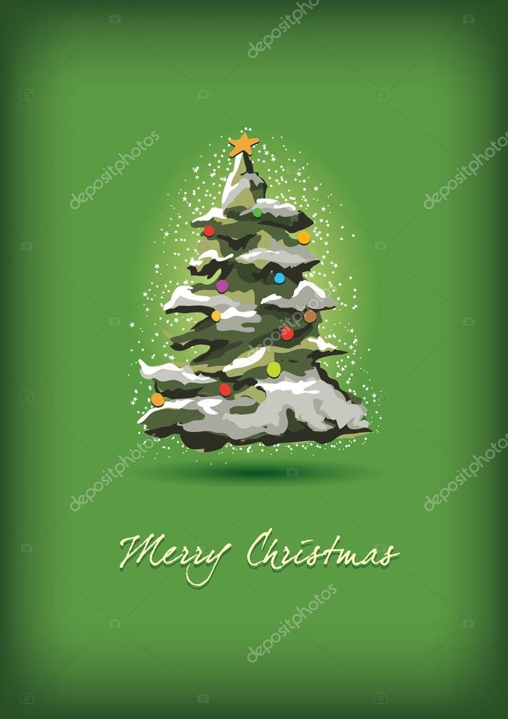 Carte Sapin De Noel Image Vectorielle Par Sgursozlu C Illustration Carte Sapin De Noel Image Vectorielle Par Sgursozlu C Illustration