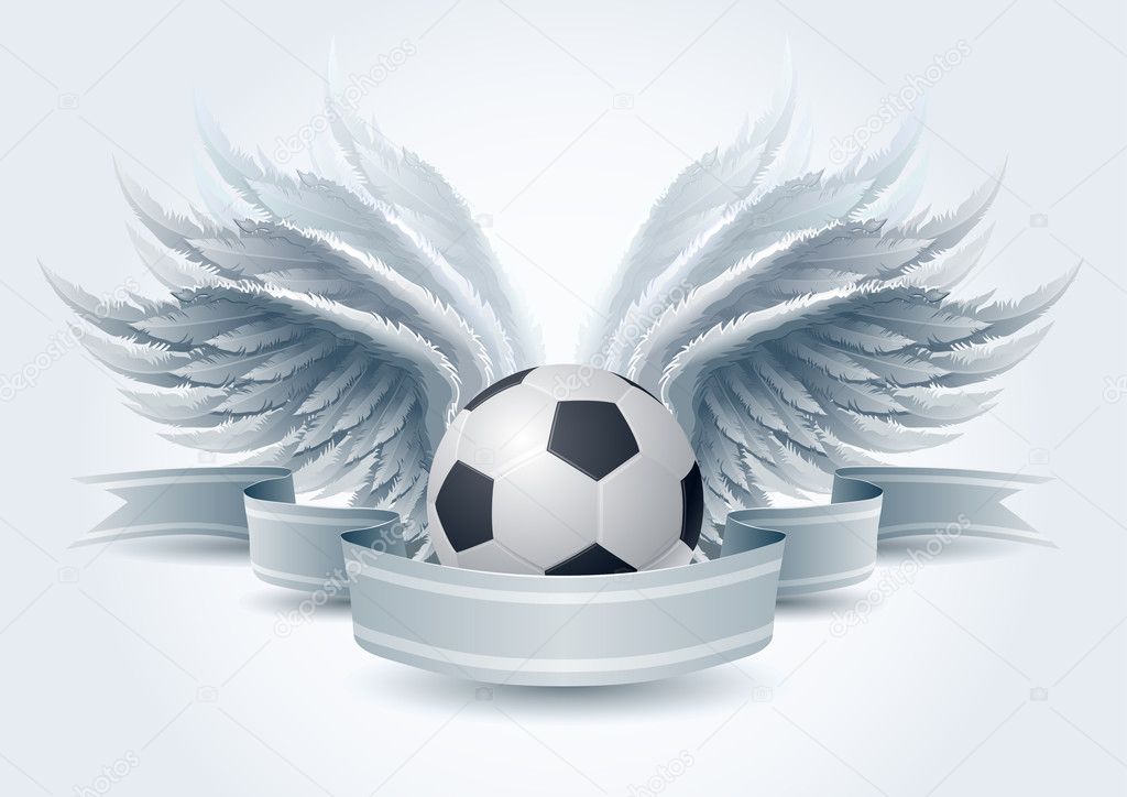 Soccer angel banner
