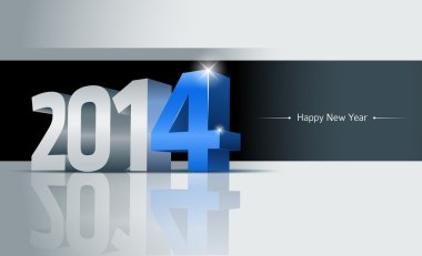 2014 mutlu yeni yıl kartı