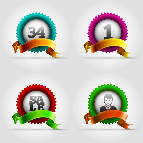 Badge set — Stockvector