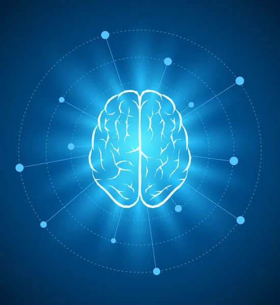 Brain design — Stock Vector