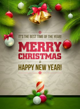 Christmas Message Board clipart