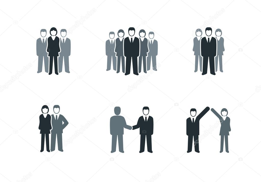 Business People Icon Set