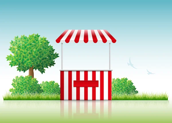 Ilustração de uma tenda —  Vetores de Stock