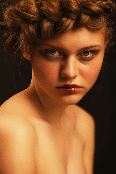 bir hairdress ile kız