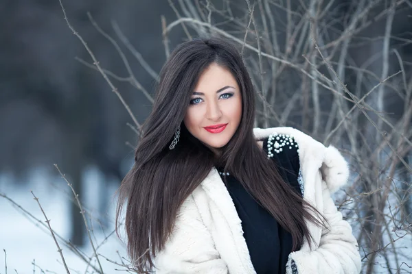 Fashion  woman in wintertime — Stock Photo, Image