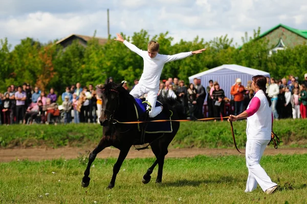 Course de chevaux — Photo