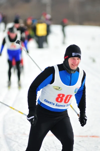 Corridas de esqui . — Fotografia de Stock