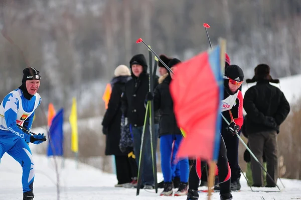 Ski-wedstrijden. — Stockfoto