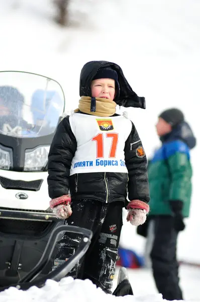 Skirennen. — Stockfoto