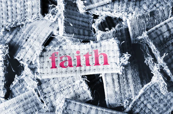 Слово віри — стокове фото