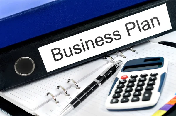 Business plan folder — Stock Photo, Image