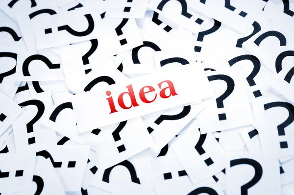 Idea word — Stock Photo, Image