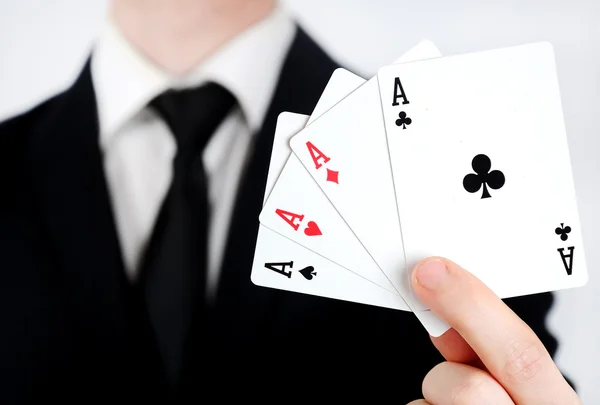 4 aces — Stok fotoğraf