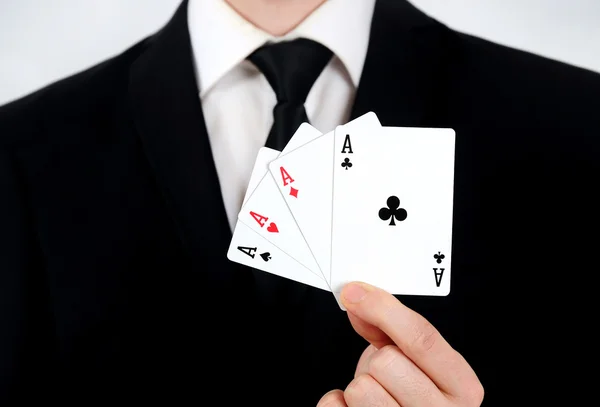 4 aces — Stock Photo, Image