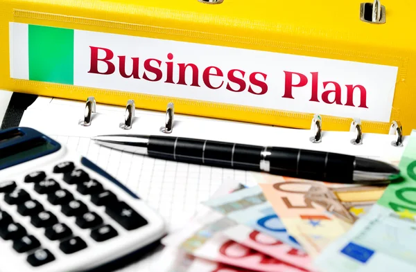 Business plan folder — Stock Photo, Image