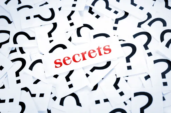 Secrets word — Stock Photo, Image