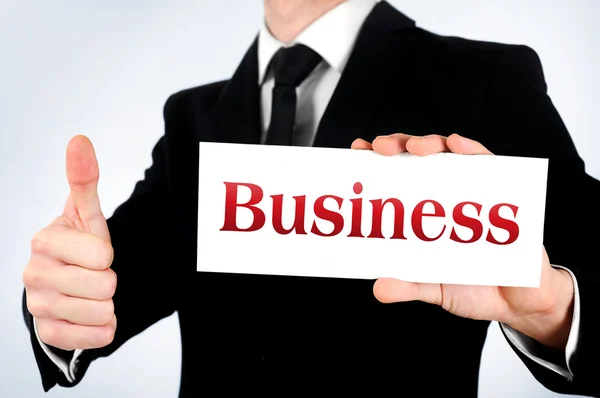 Business man agreement — Stock Photo, Image
