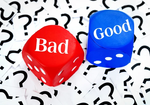 Bad or Good word — Stock Photo, Image