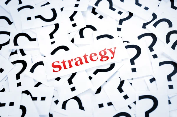 Strategy word — Stock Photo, Image