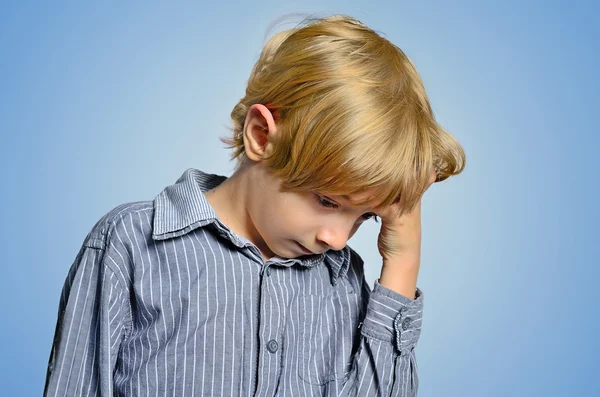 Isolated young boy — Stock Photo, Image