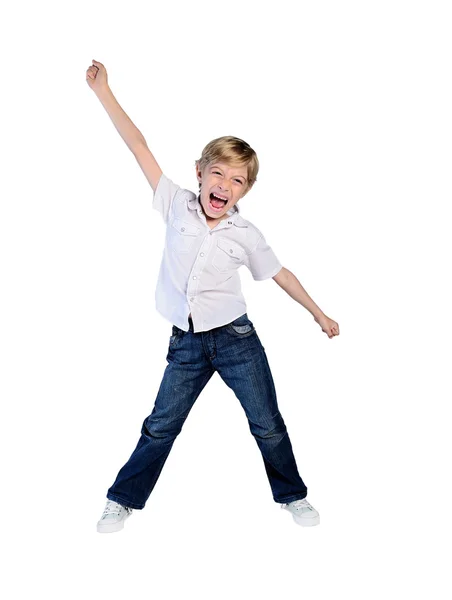 Young boy succeed — Stock Photo, Image