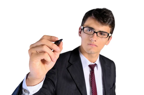 Isolated business man Stock Image
